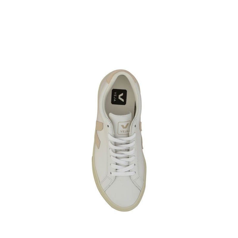Baskets basses Veja Bos Taurus en cuir de veau blanc