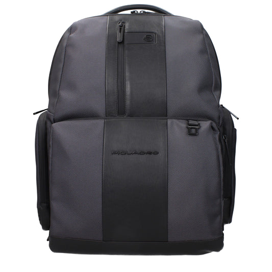 Sac à dos Piquadro en nylon gris