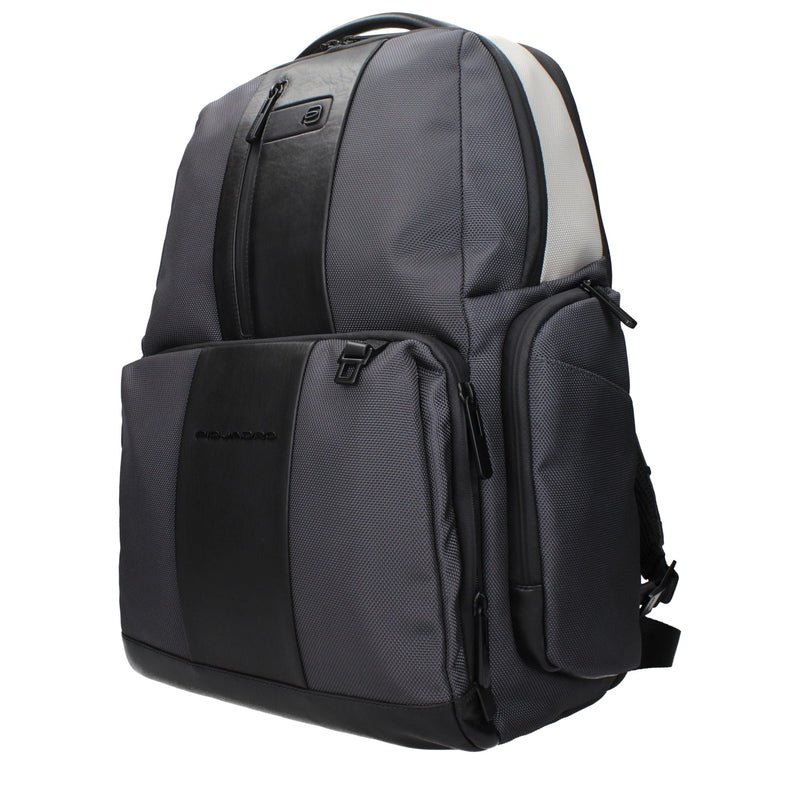 Piquadro CA4532BR2SGRN Gray Nylon Backpack