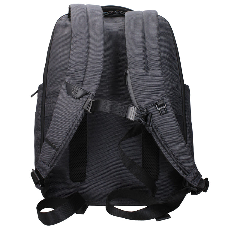 Piquadro CA4532BR2SGRN Gray Nylon Backpack