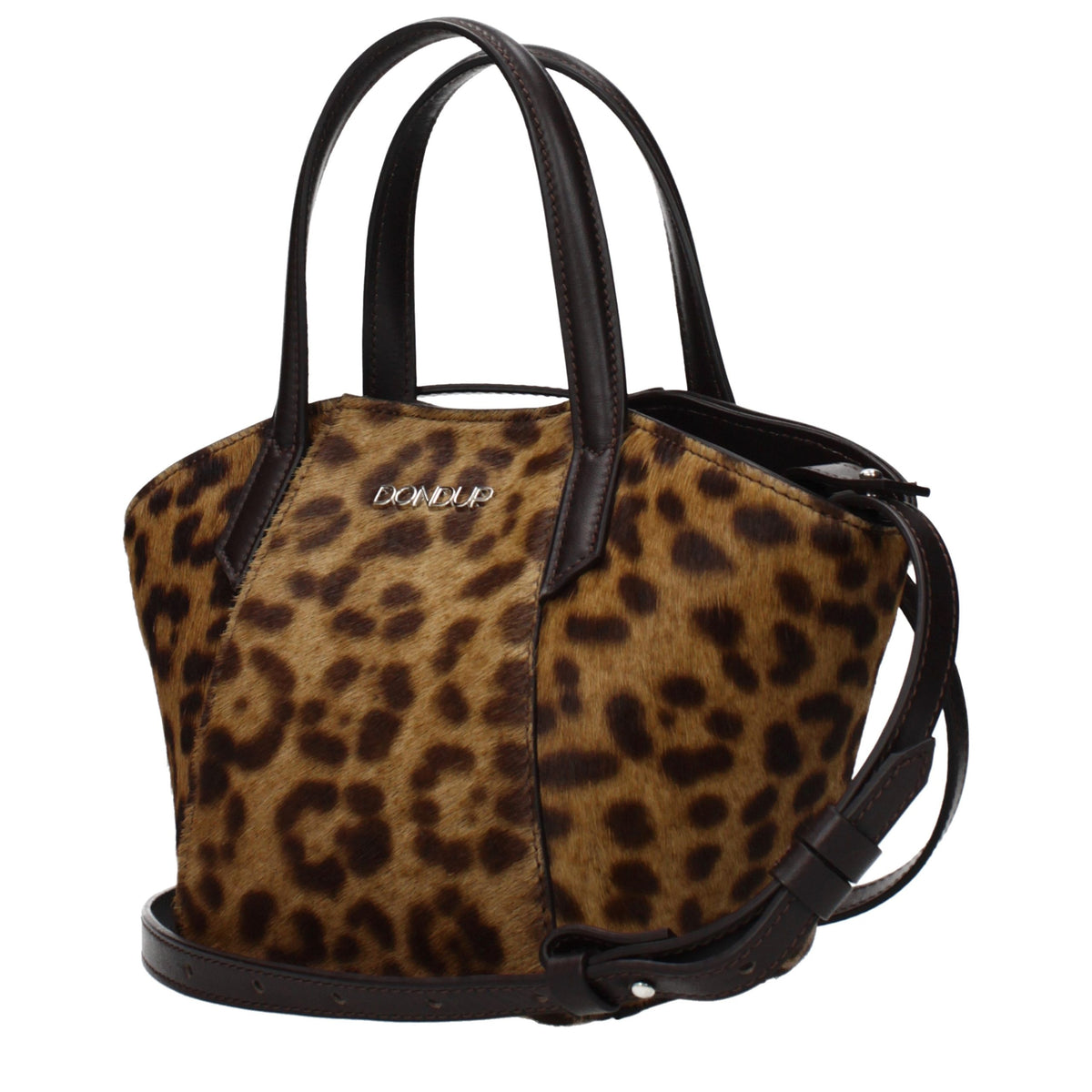 Dondup Brown Horsehair Handbag - Stylish & Versatile