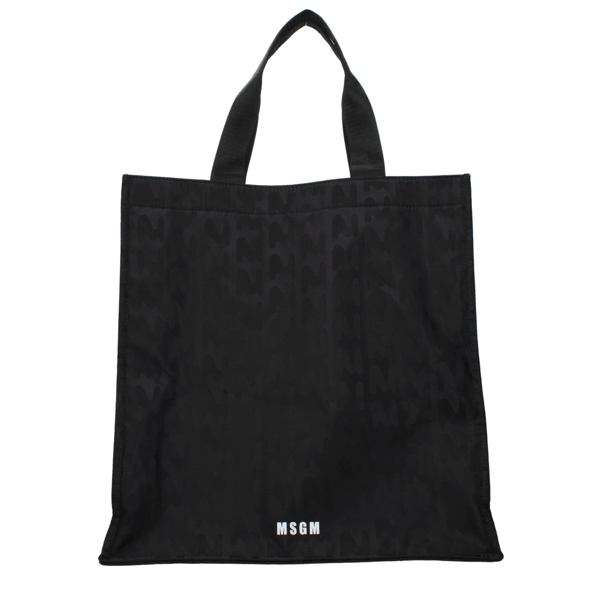 MSGM Black Fabric Handbag - Stylish and Versatile