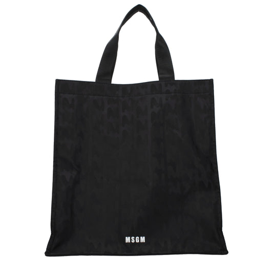 Sac à main MSGM en tissu noir
