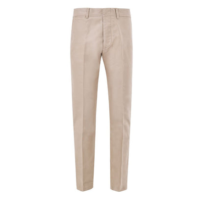 Tom Ford Beige Katoenen Chinobroek