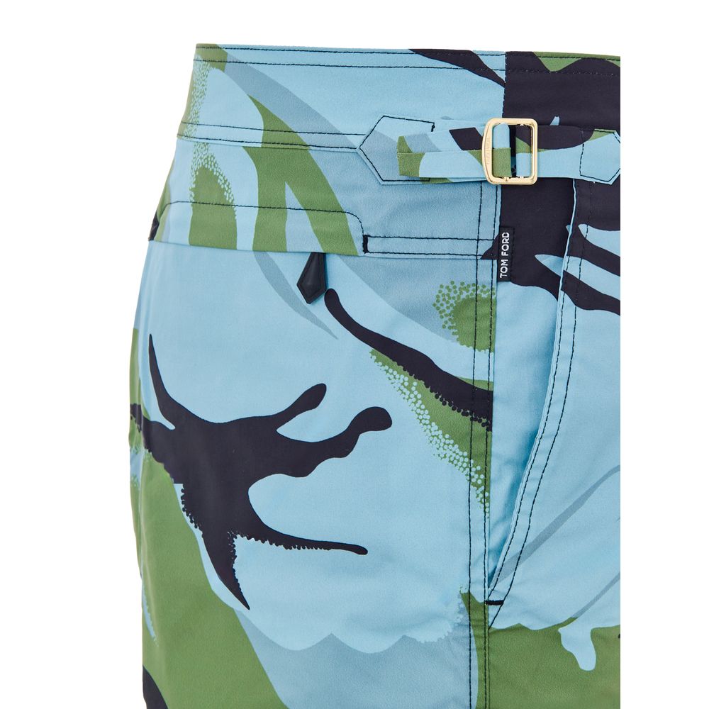 Tom Ford Multicolor Polyamide Swim Shorts - Stylish Swimwear