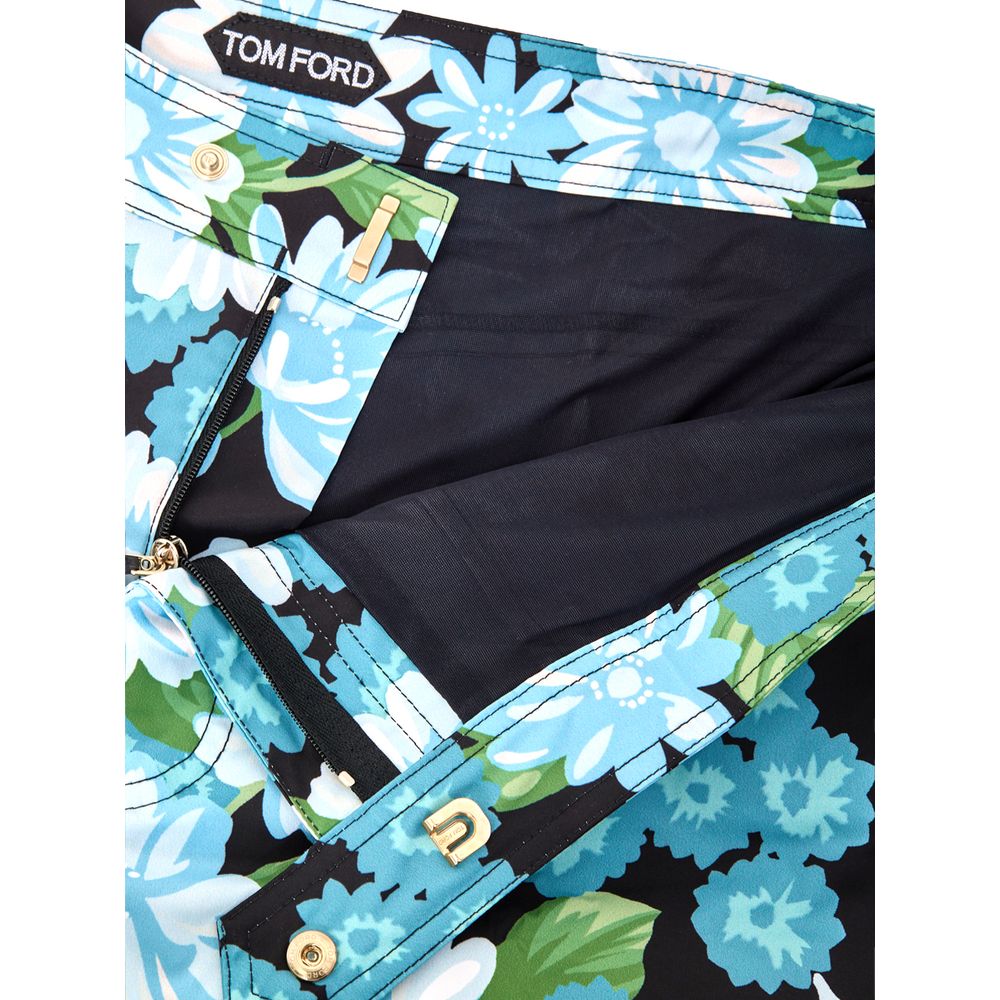 Tom Ford Blue Polyamide Swim Shorts for Men