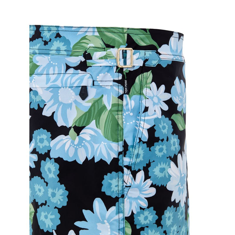 Tom Ford Blue Polyamide Swim Shorts - Stylish & Comfortable