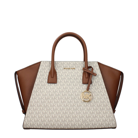 Michael Kors Beige Fabric Handbag - Stylish and Versatile