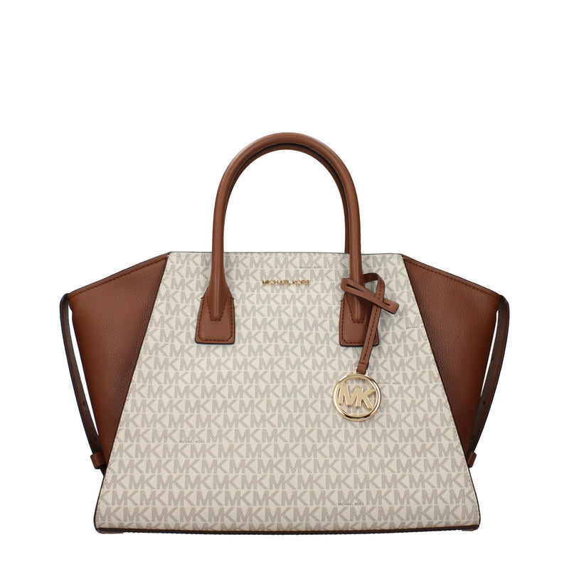 Michael Kors Beige Fabric Handbag - Stylish and Versatile