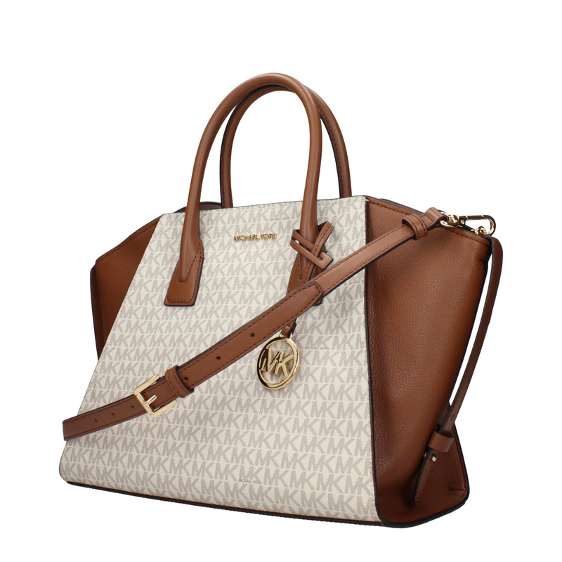 Michael Kors Beige Fabric Handbag - Stylish and Versatile