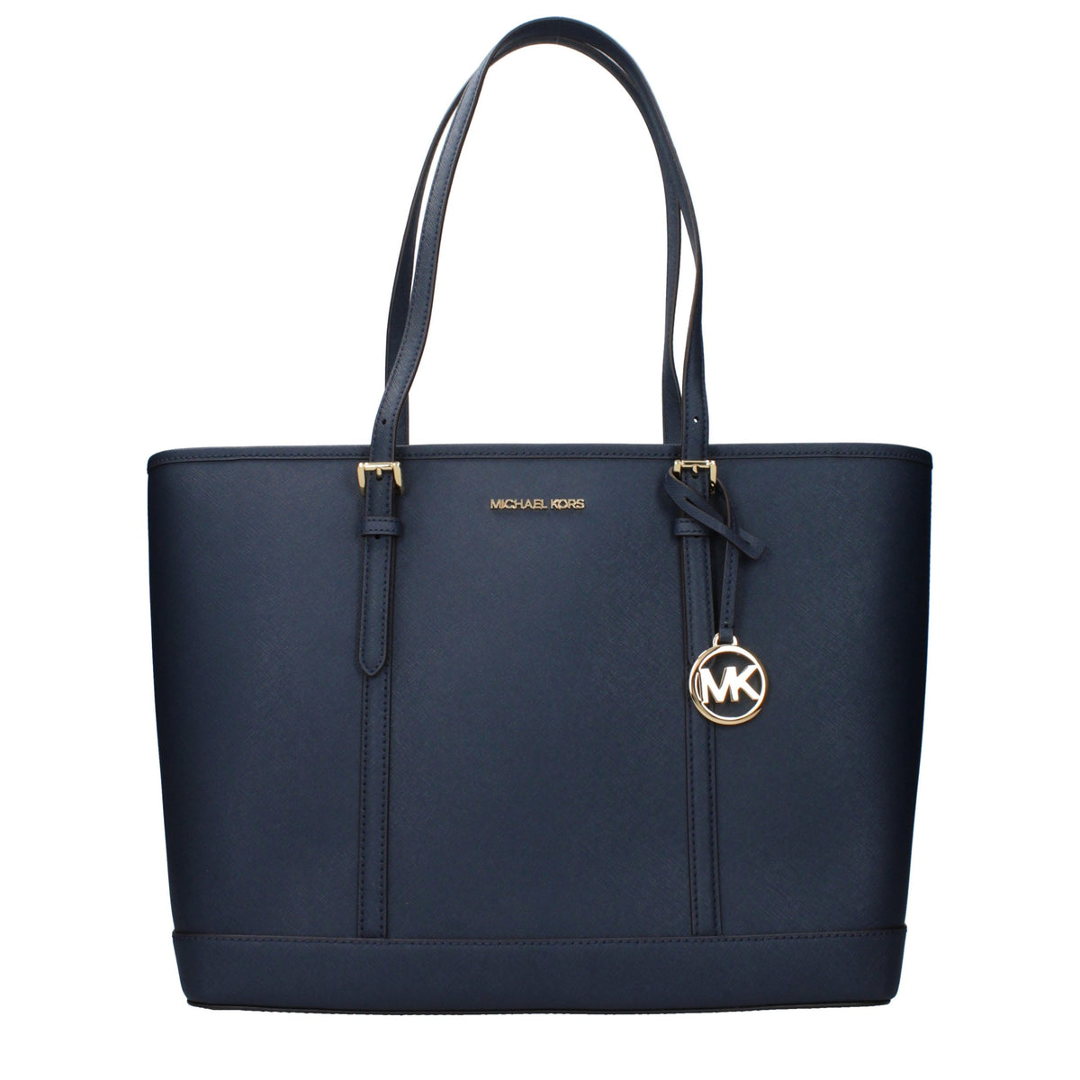 Michael Kors Blue Leather Shoulder Bag - Stylish & Versatile