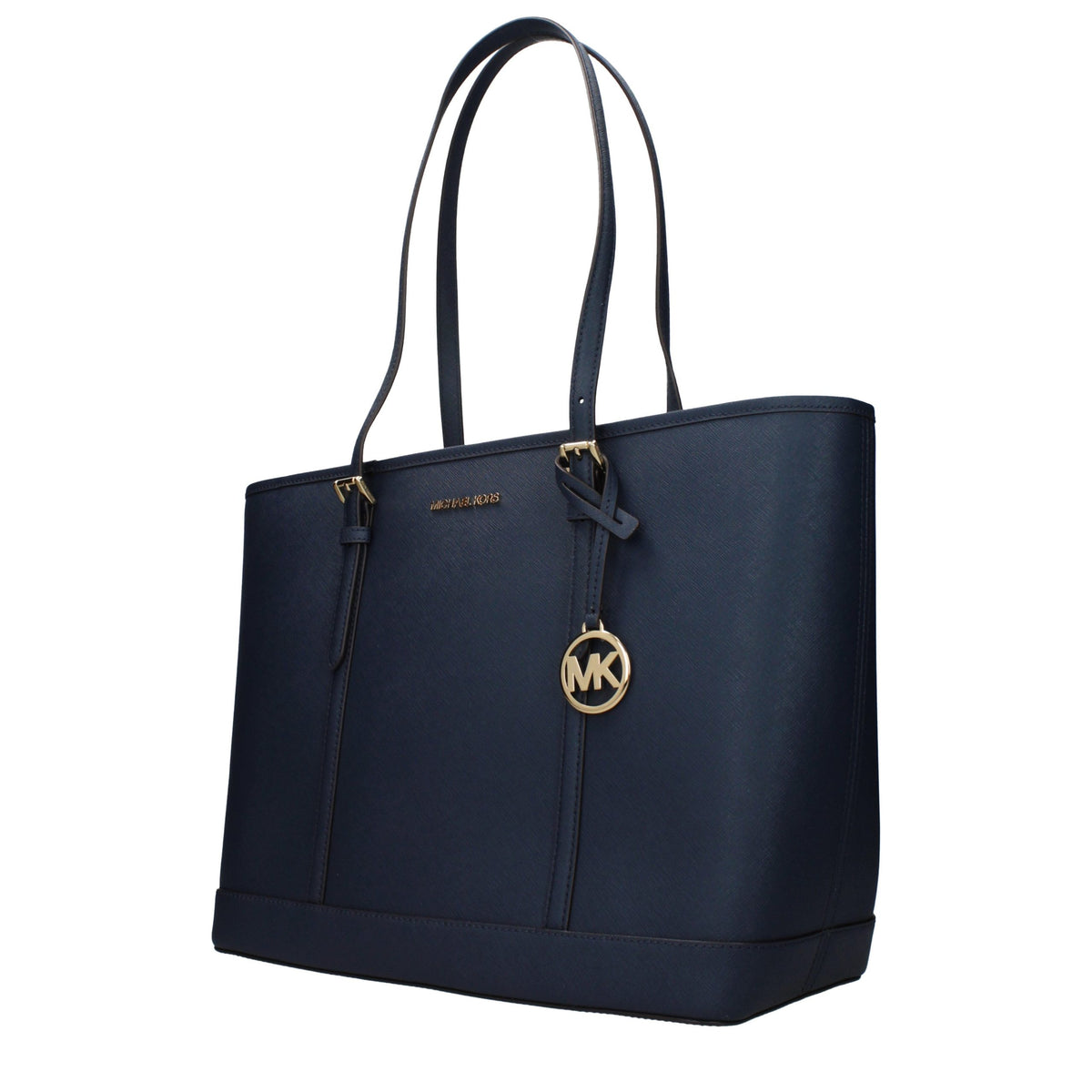 Michael Kors Blue Leather Shoulder Bag - Stylish & Versatile