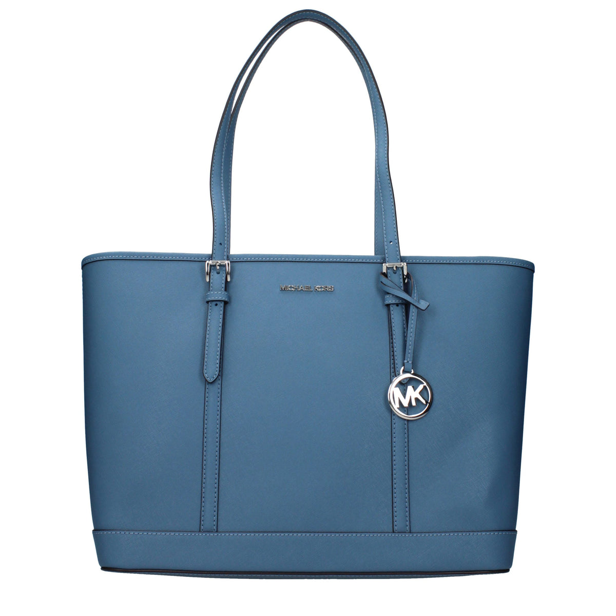 Michael Kors Blue Leather Shoulder Bag - Stylish and Functional