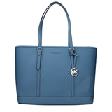 Michael Kors Blue Leather Shoulder Bag - Stylish and Functional