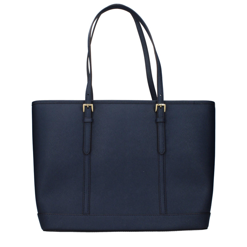 Michael Kors Blue Leather Shoulder Bag - Stylish & Versatile
