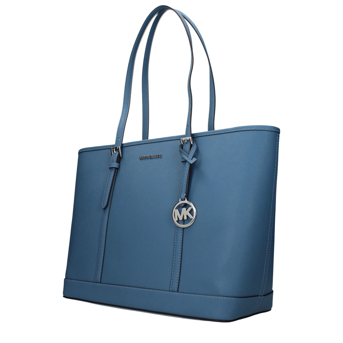 Michael Kors Blue Leather Shoulder Bag - Stylish and Functional