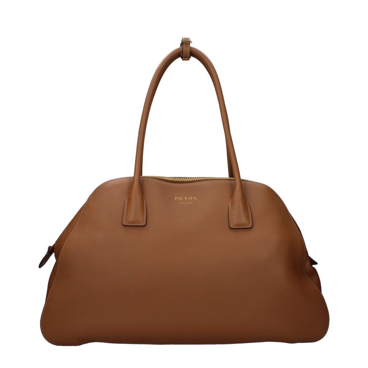 Prada Brown Leather Shoulder Bag - Stylish & Elegant Design
