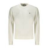 Napapijri White Cotton Men Shirt - Casual Elegance