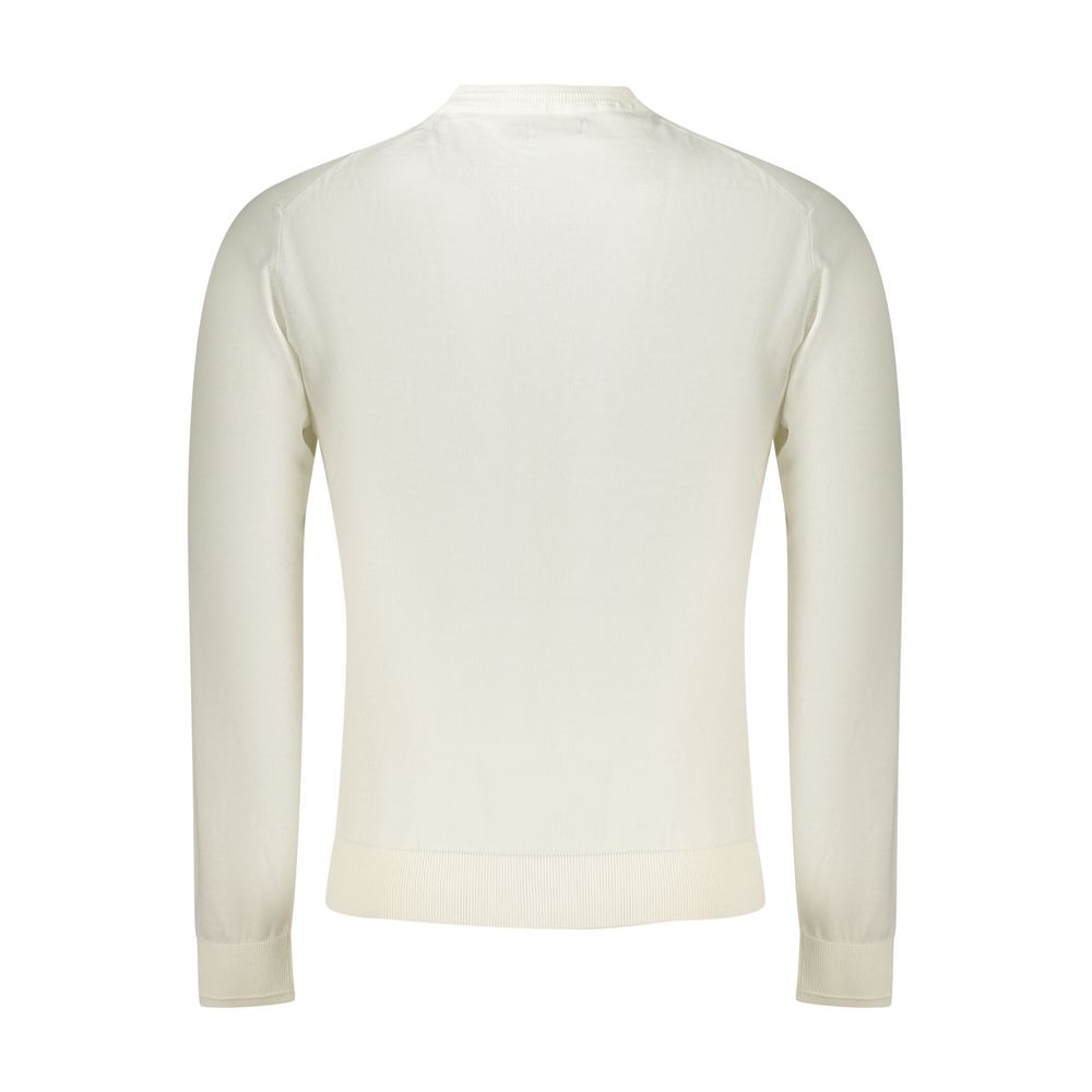 Napapijri White Cotton Men Shirt - Casual Elegance