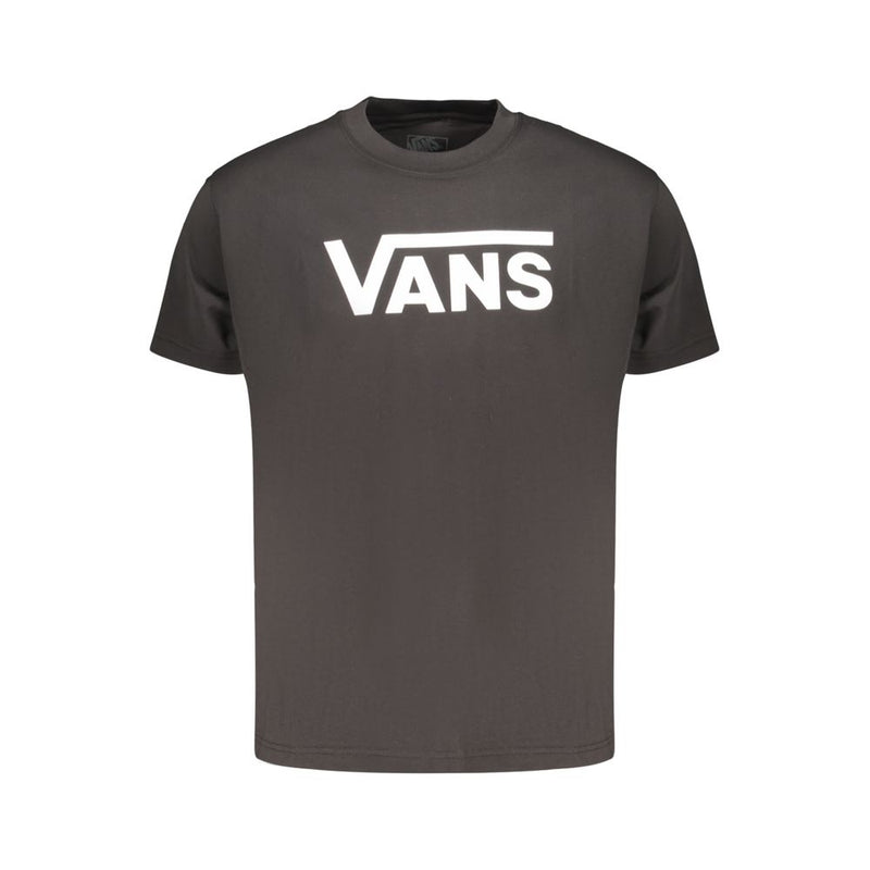 Vans Black Cotton Men T-Shirt - Iconic Streetwear Essential