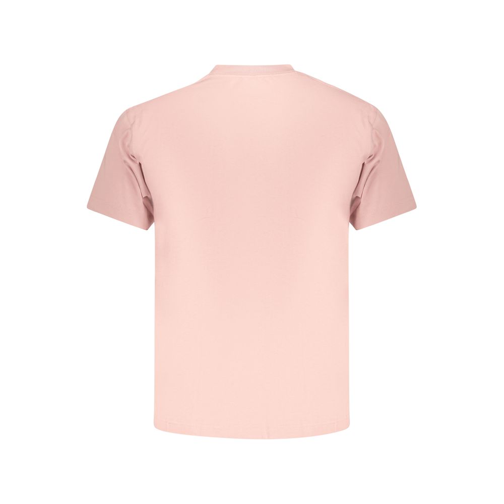 Vans Pink Cotton Men T-Shirt - Bold Style & Comfort