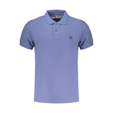 Timberland Blue Cotton Men Polo - Slim Fit Style