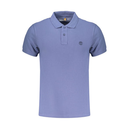 Polo Timberland bleu coton homme