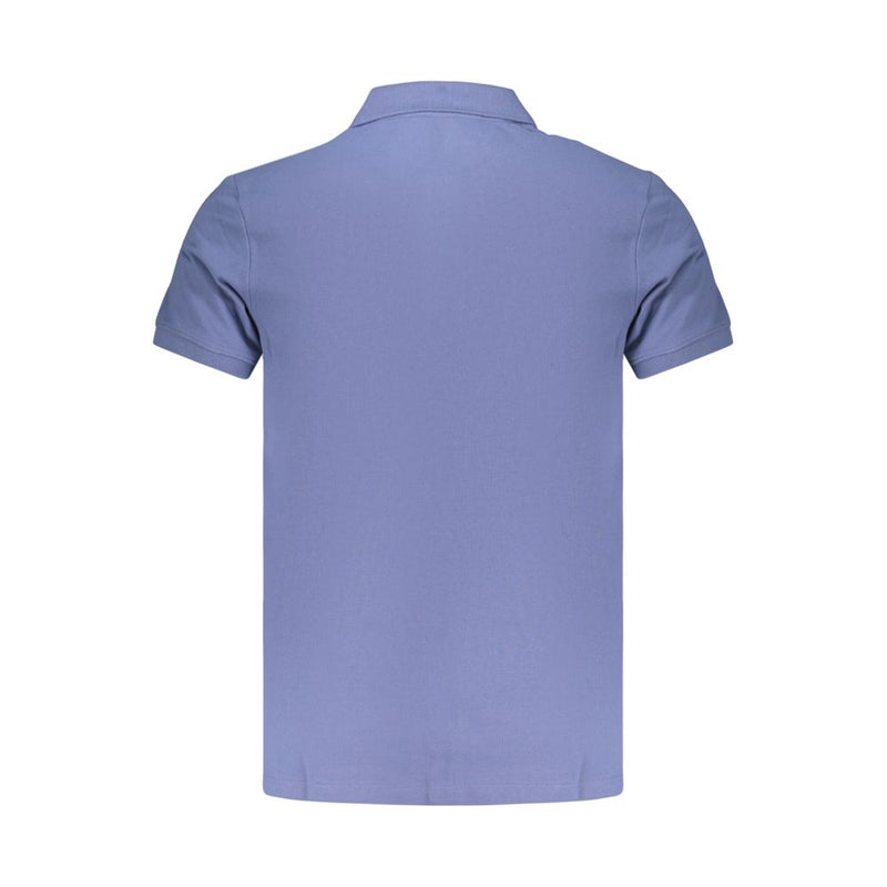 Timberland Blue Cotton Slim Fit Polo for Men