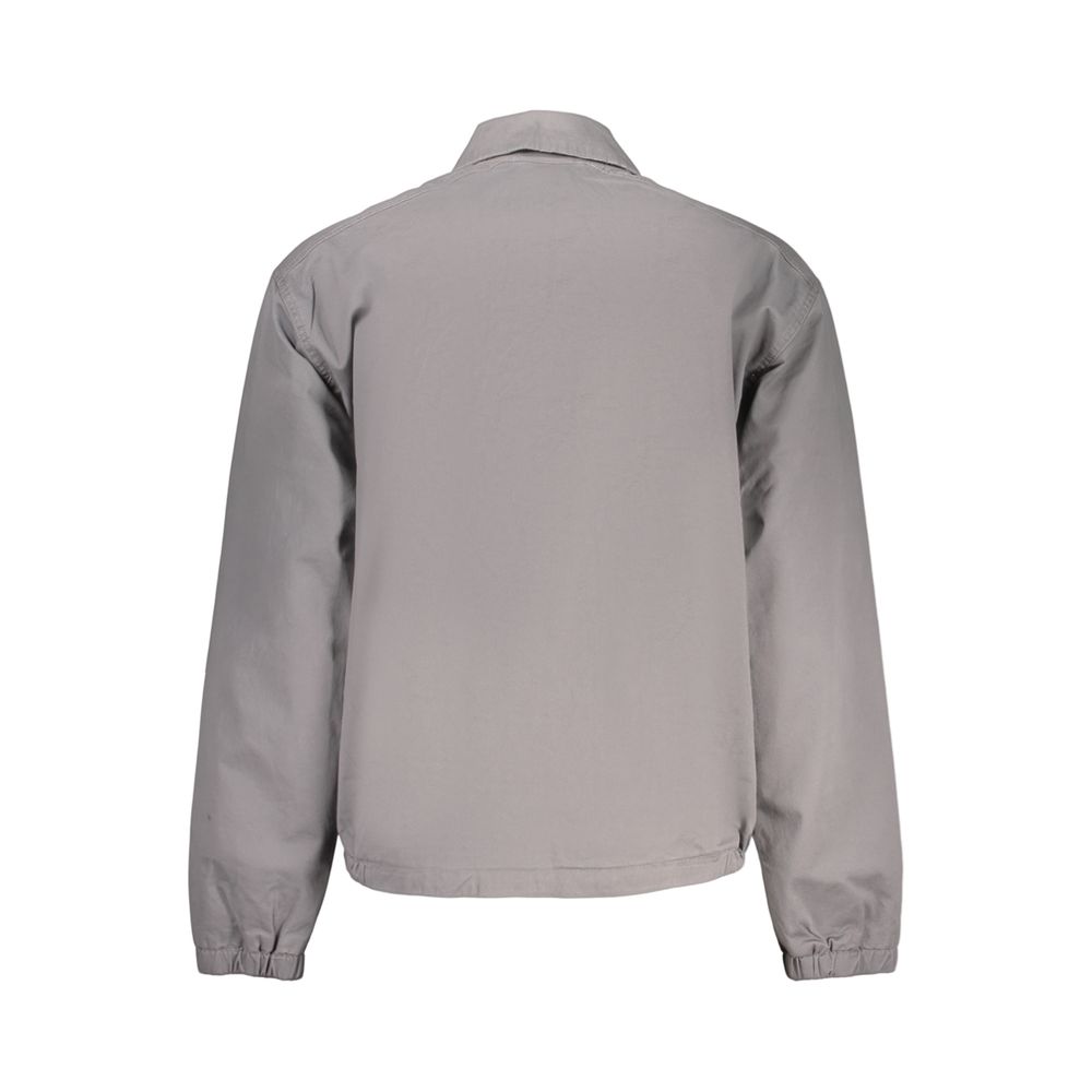 Timberland Grigio Cotton Men's Jacket - Stylish & Functional