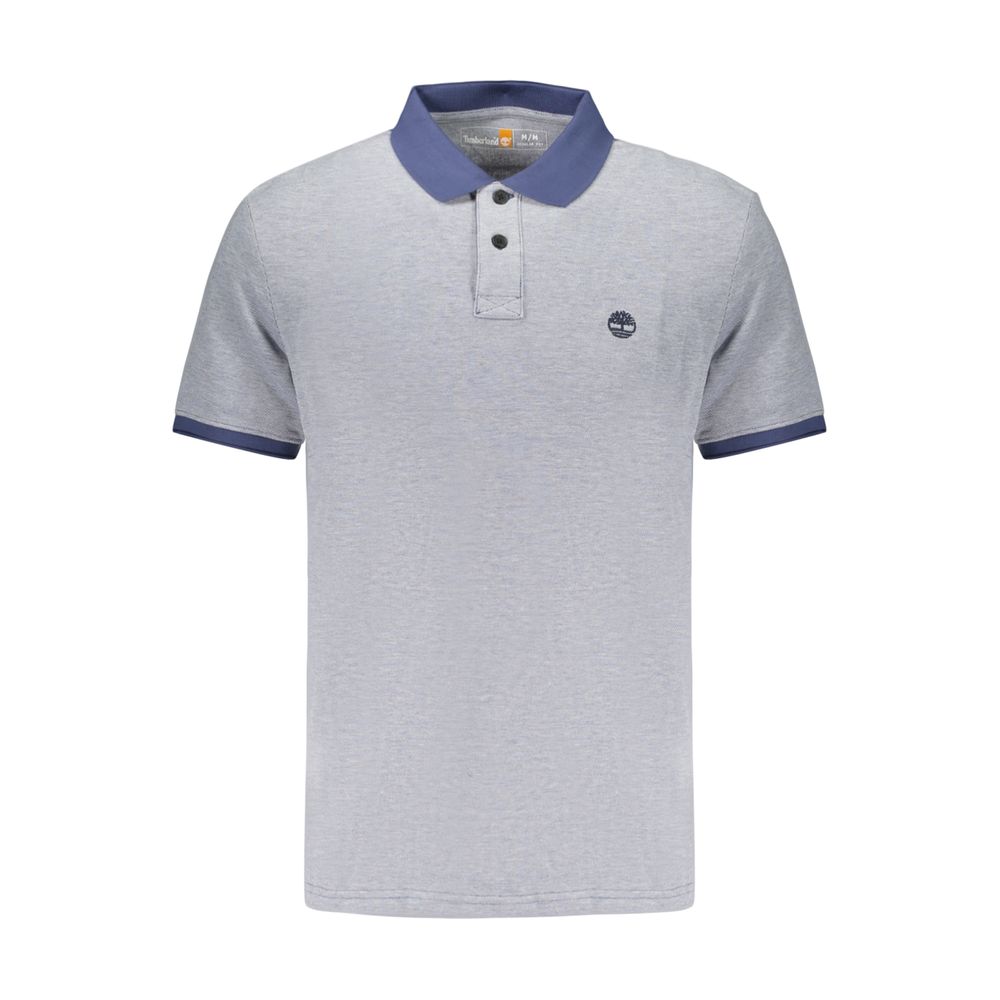 Timberland Blue Cotton Men's Polo Shirt - Stylish & Comfortable
