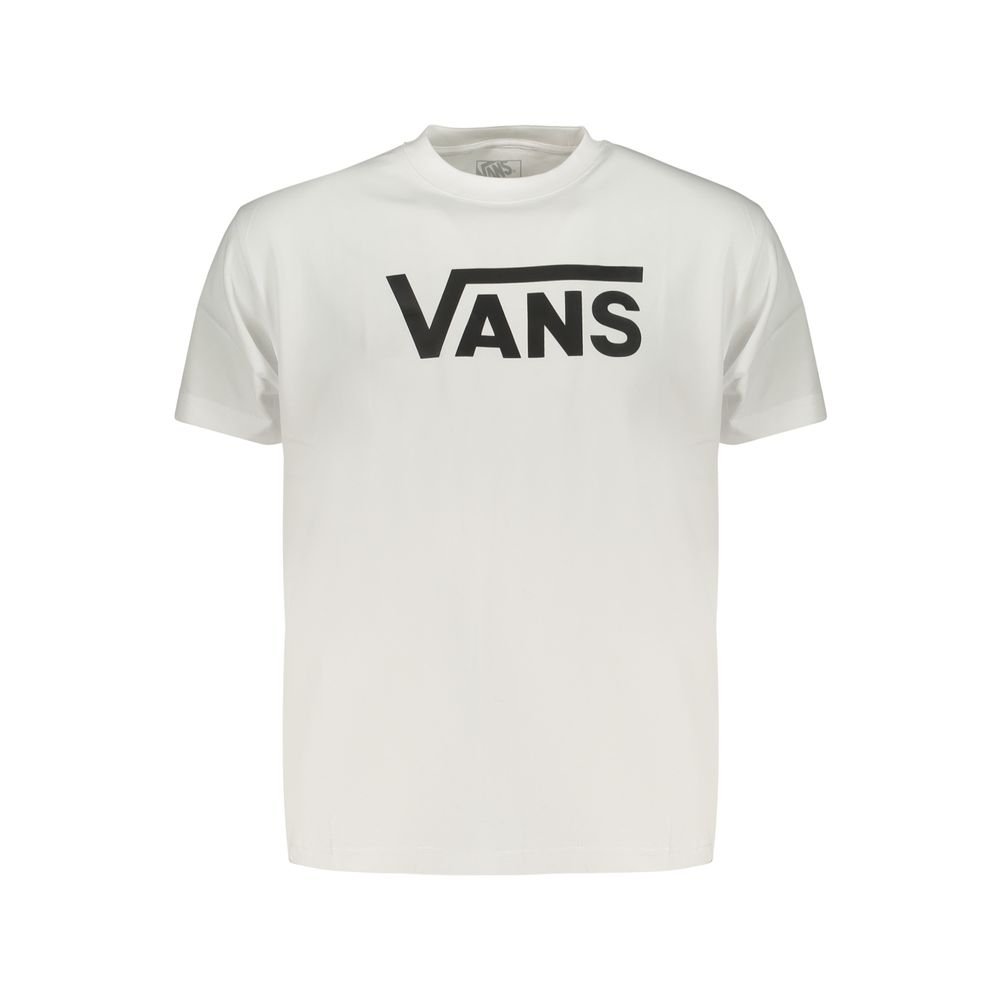 Vans Bianco Cotton Men T-Shirt - Street Style Essential