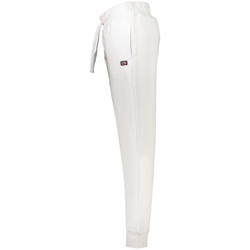 Norway 1963 Bianco Cotton Men's Trackpant - Stylish Athletic Wear