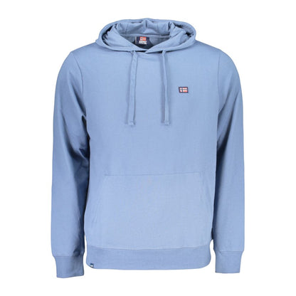 Noorwegen 1963 Blauwe Katoenen Heren Hoodie