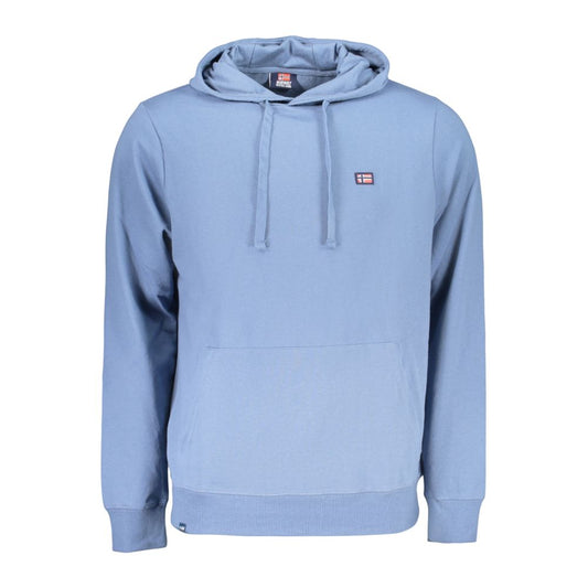 Noorwegen 1963 Blauwe Katoenen Heren Hoodie