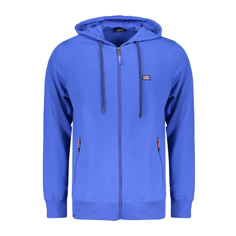 Norway 1963 Blue Cotton Men's Hoodie - Stylish & Comfortable