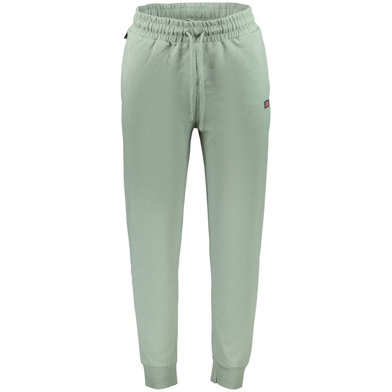 Norway 1963 Green Cotton Joggers - Comfortable Workout Pants