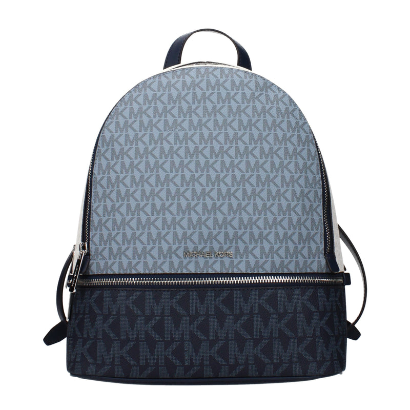 Michael Kors Blue Fabric Backpack - Stylish & Functional