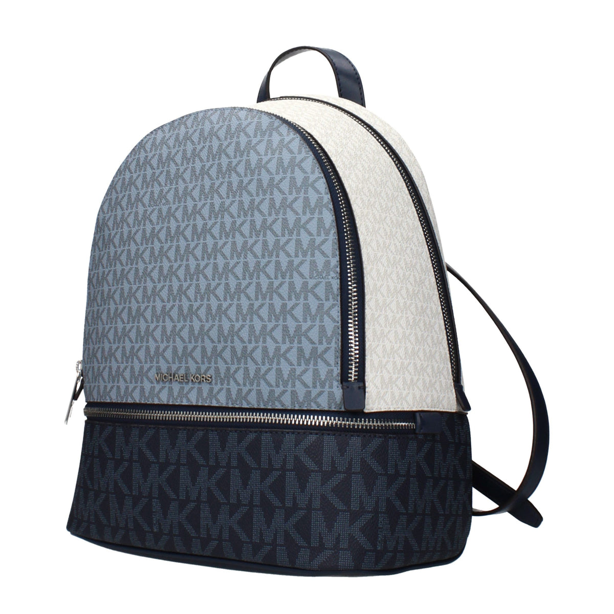 Michael Kors Blue Fabric Backpack - Stylish & Functional