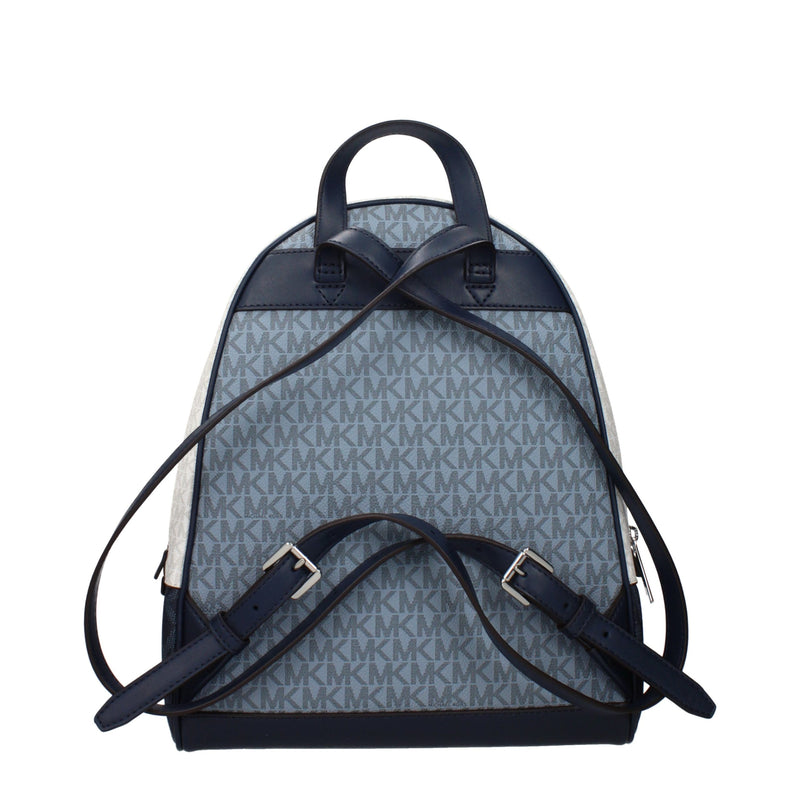 Michael Kors Blue Fabric Backpack - Stylish & Functional