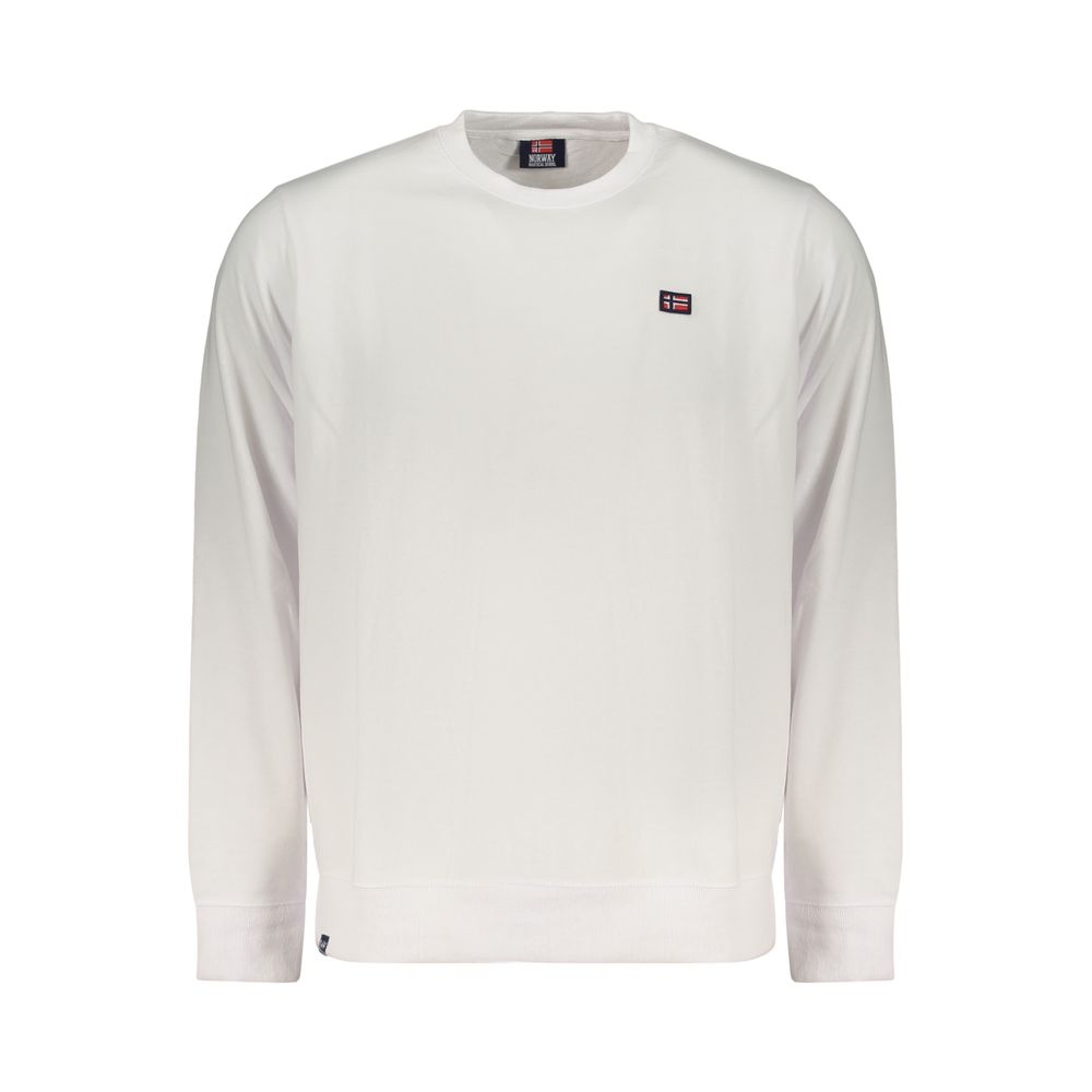 Norway 1963 Bianco Sweatshirt pour Hommes en Coton