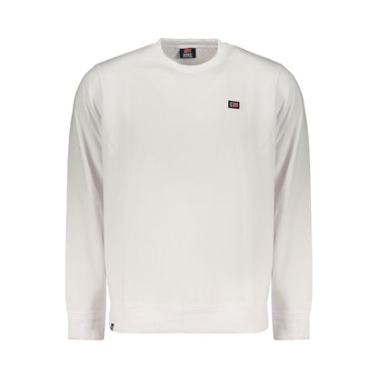 Noorwegen 1963 Bianco Katoenen Heren Sweatshirt