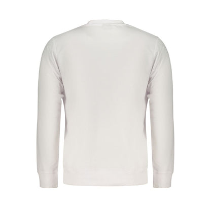 Noorwegen 1963 Bianco Katoenen Heren Sweatshirt