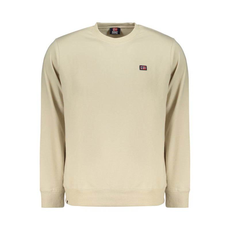 Noorwegen 1963 Beige Katoenen Heren Sweatshirt