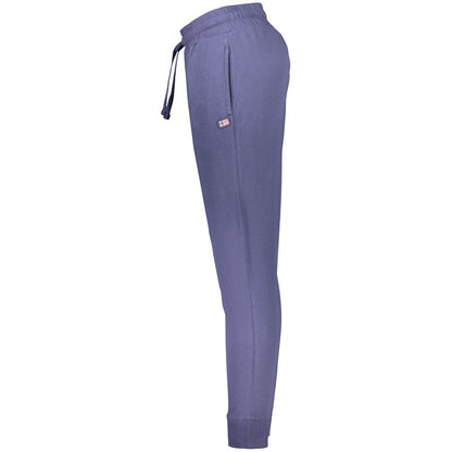 Noorwegen 1963 Blauwe Katoenen Heren Trainingsbroek