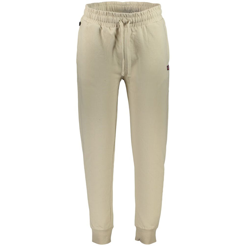 Norway 1963 Beige Cotton Men's Sweatpants - Stylish Comfort