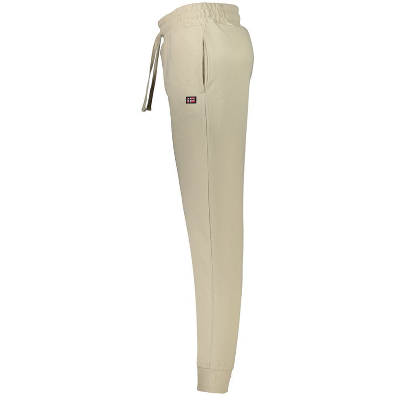 Norway 1963 Beige Cotton Men's Sweatpants - Stylish Comfort