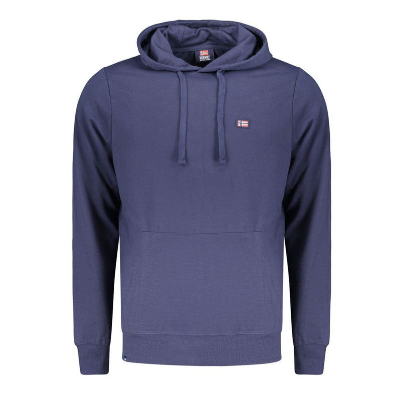 Norway 1963 Blue Cotton Men's Hoodie - Stylish & Comfortable