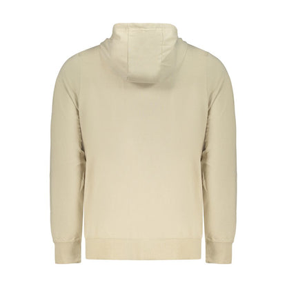 Norvège 1963 Sweat-shirt à capuche beige en coton pour homme