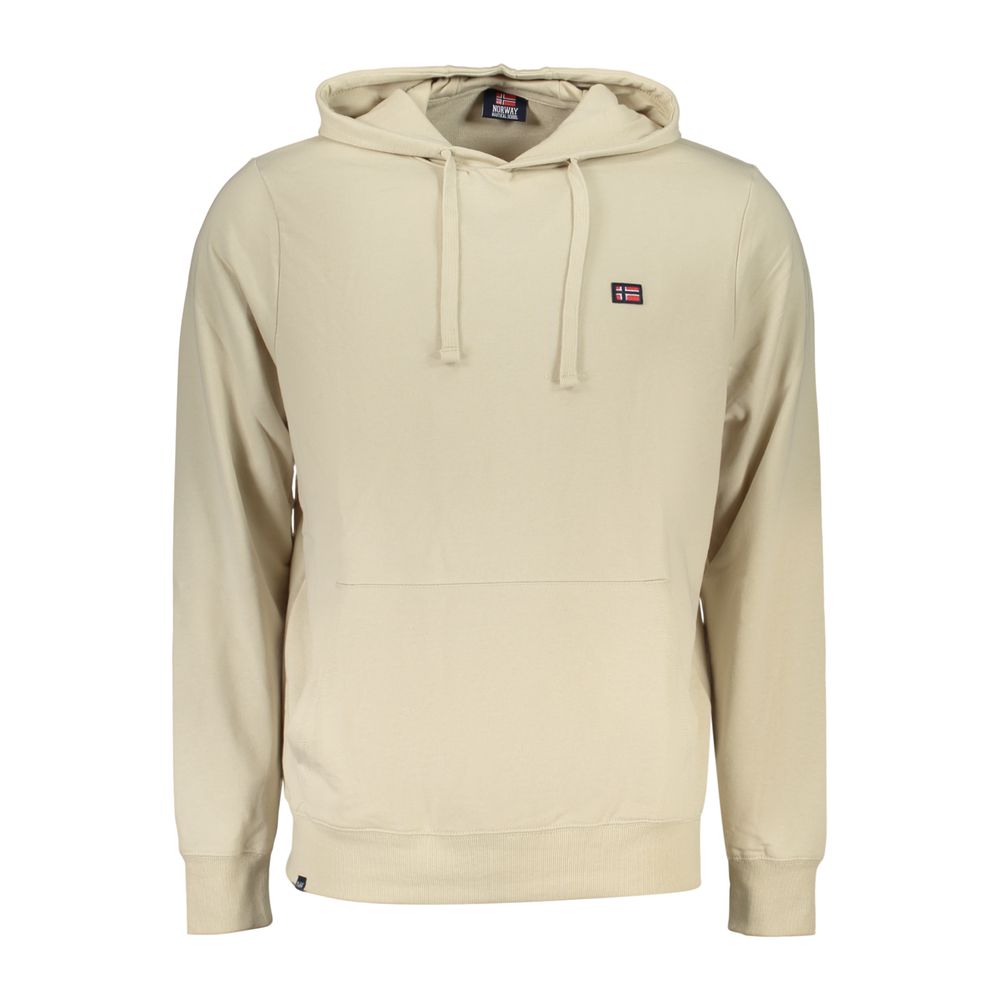 Norvège 1963 Sweat à Capuche Homme en Coton Beige