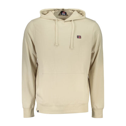 Norvège 1963 Sweat à Capuche Homme en Coton Beige